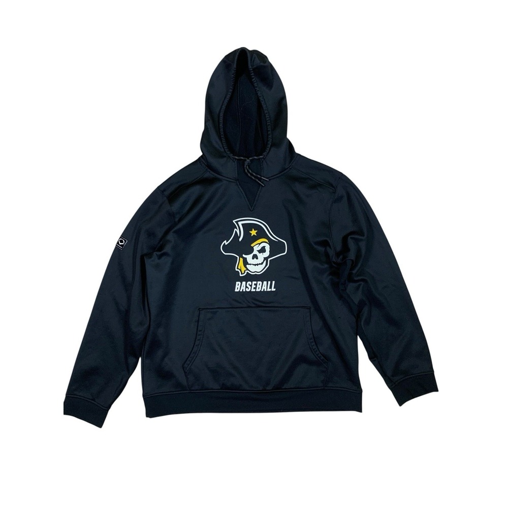 EvoShield Pirate Baseball Black Performance Hoodie Athletic Pullover XL
